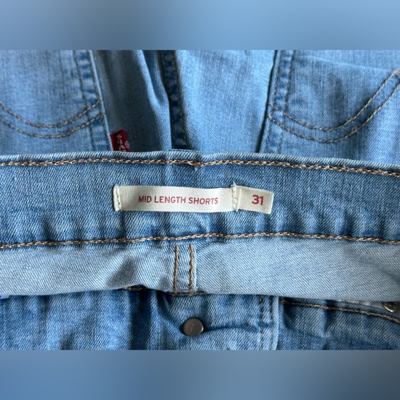 Levi’s Mid Length Denim Shorts size 31 - Picture 5 of 7